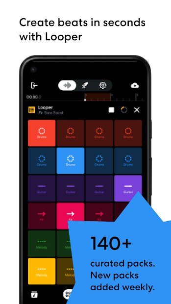 BandLab guitar app Looper.