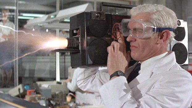 The boom box rocket launcher from James Bond's The Living Daylights film.