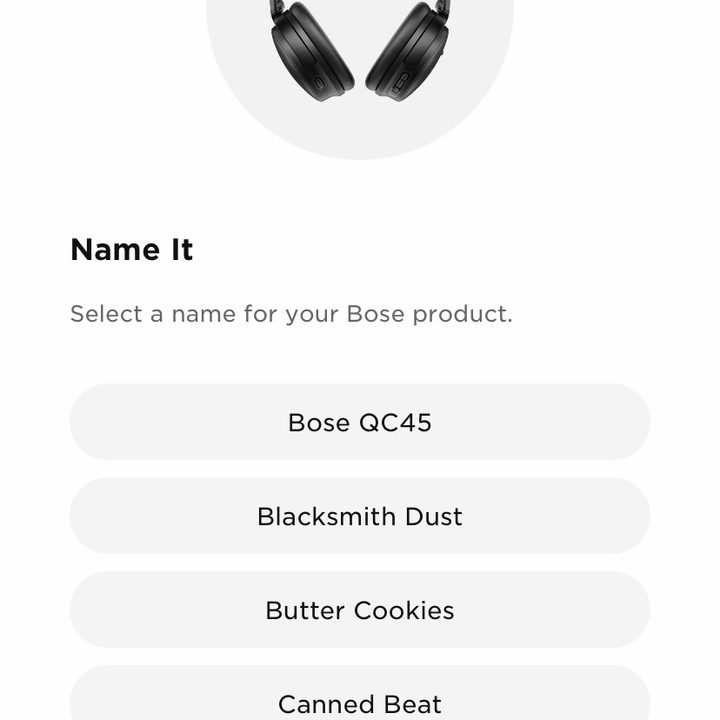 Bose Music app.