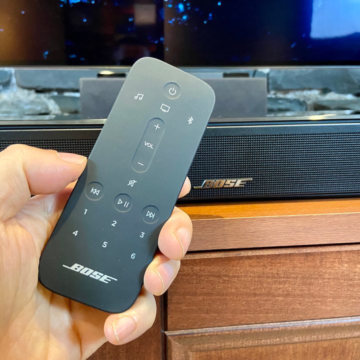 Bose Smart Soundbar 900 remote control.