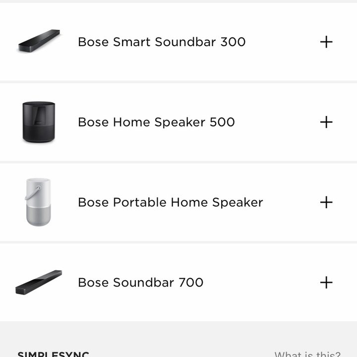 Bose Music app.