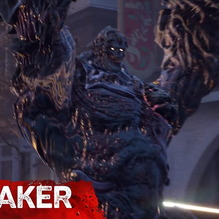 Breaker raising arms to attack in Back 4 Blood.