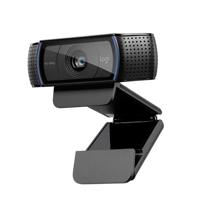 Logitech C920x HD Pro webcam on a white background.