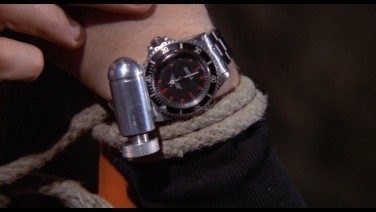 The compressed-gas pellet from James Bond's Live and Let Die film.