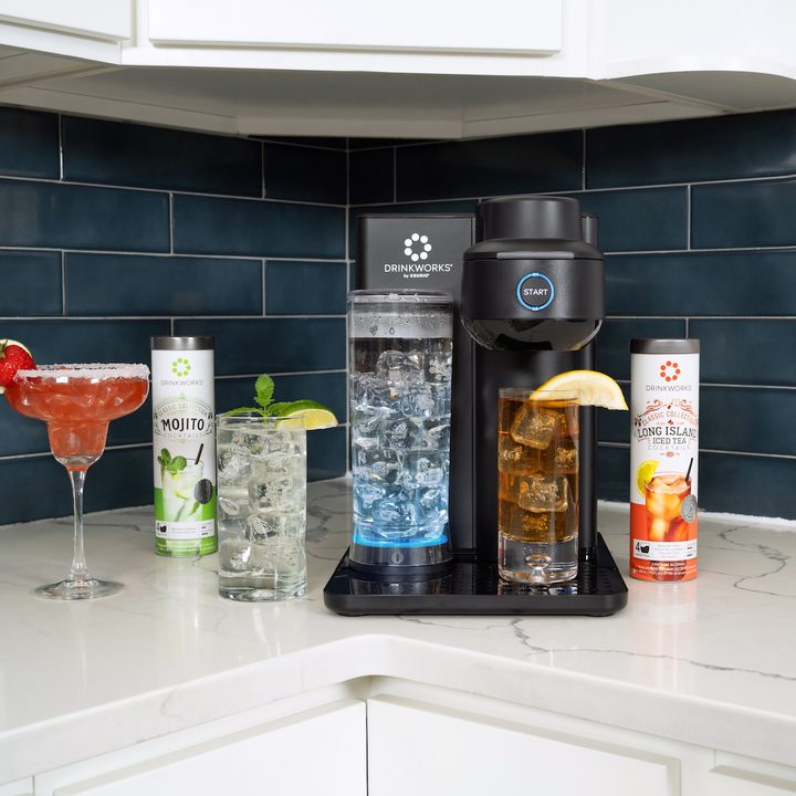 Drinkworks Home Bar Classic on counter top.