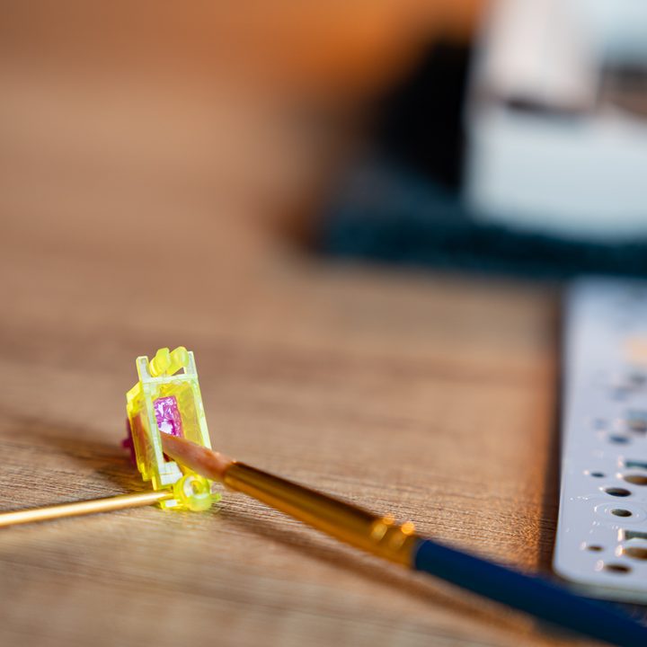 Lubing the Cyberstabs to get them ready for installing in the Cyberboard R3