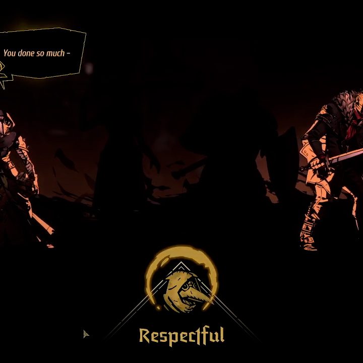 Plague Doctor and Highwayman respecting each other.