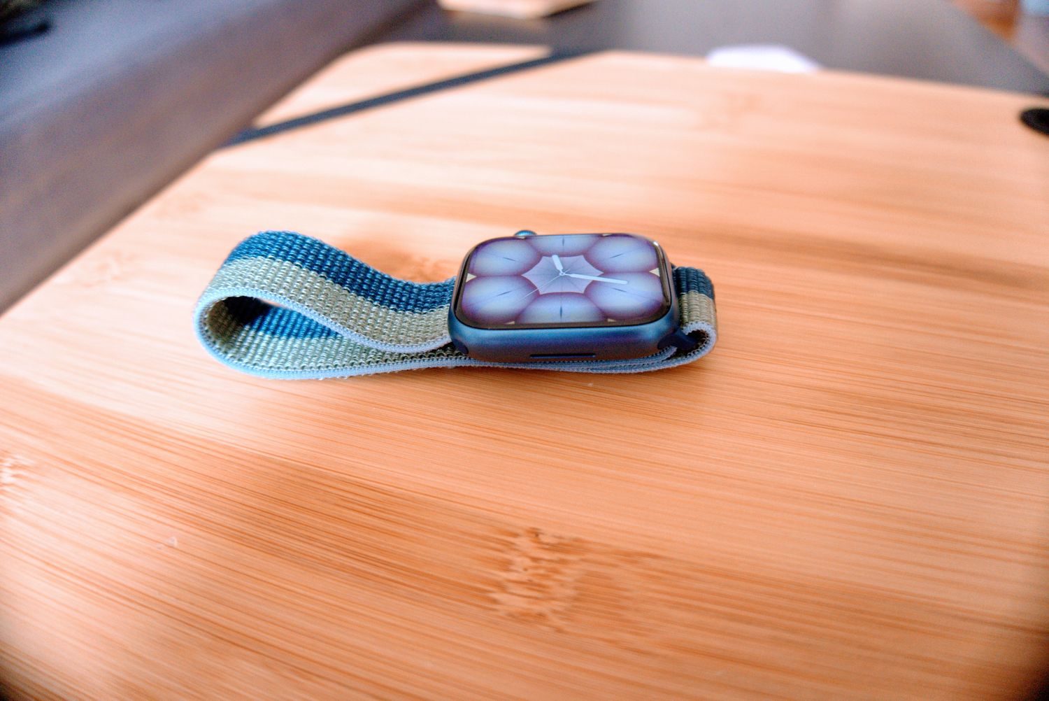 Apple Watch Series 7 left side.