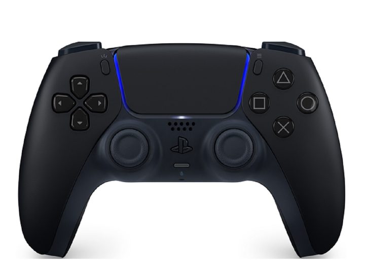 The DualSense controller for the PlayStation 5 in Midnight Black.