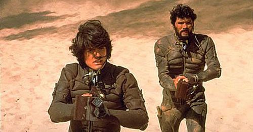 Kyle MacLachlan in a scene from 1984's Dune.