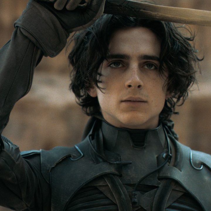 Timothee Chalamet in a scene from Dune.