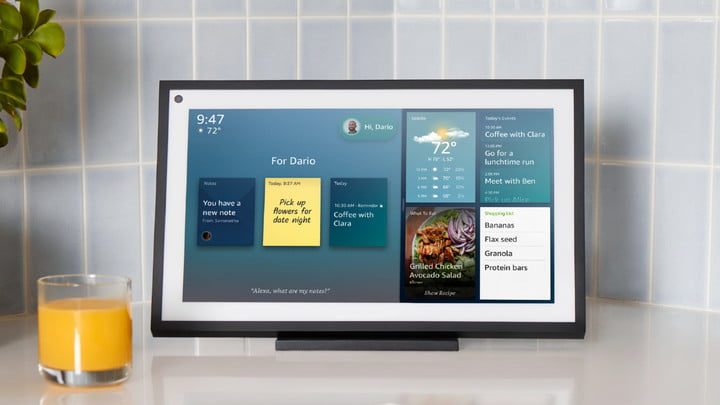 Echo Show 15 with base.