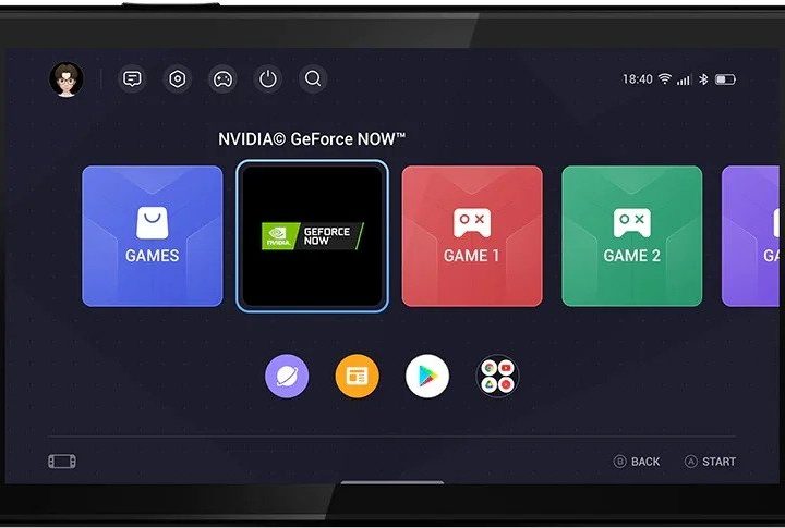A leaked image of the Lenovo Legion Play's screen.