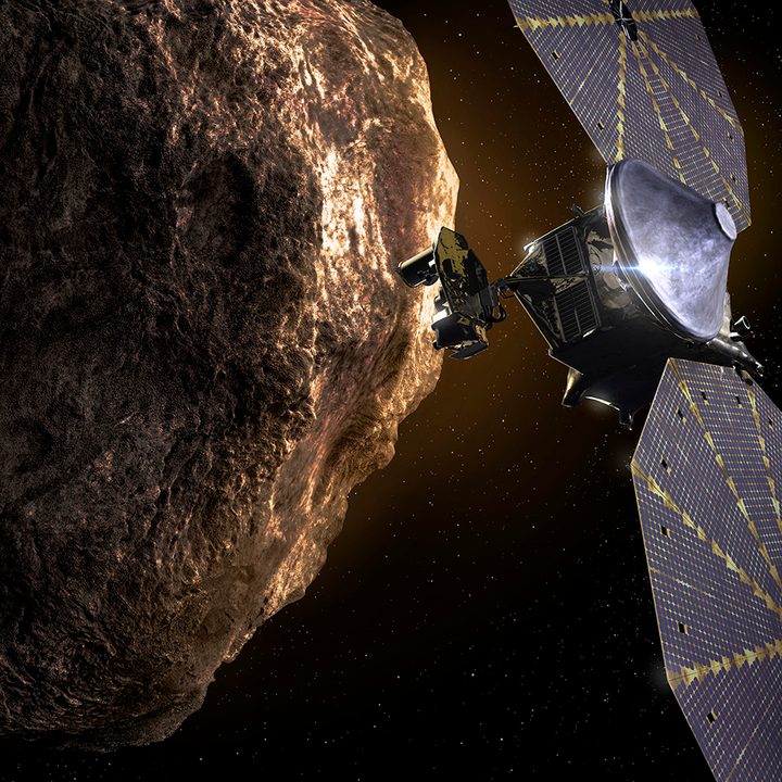 Artist’s illustration of the Lucy concept.