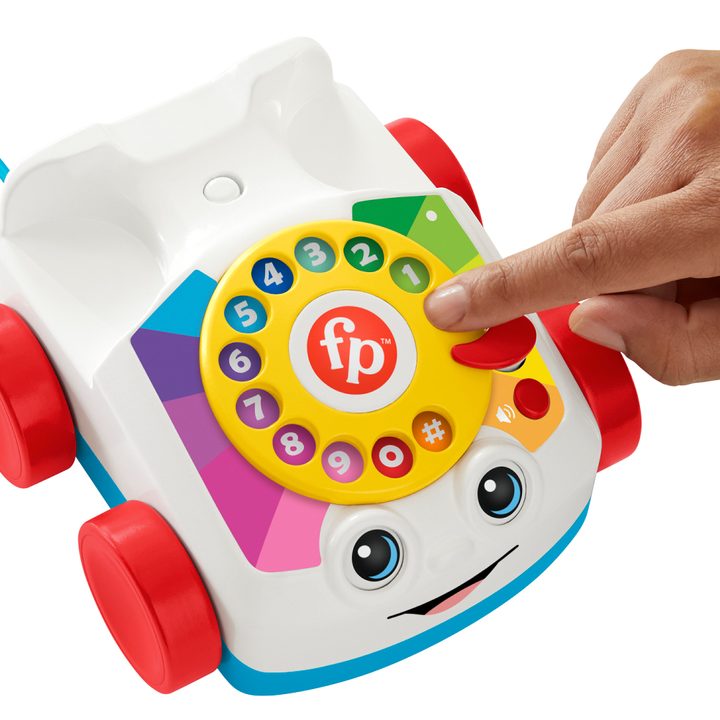 Image of Fisher-Price Chatter Telephone rotary dial.