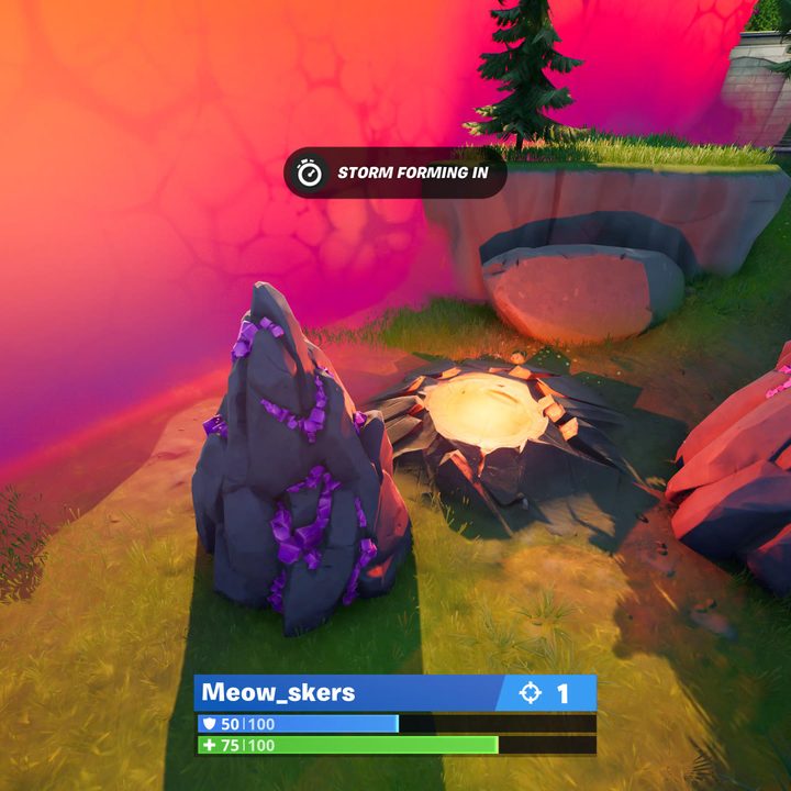 Corruption vent in Fortnite.