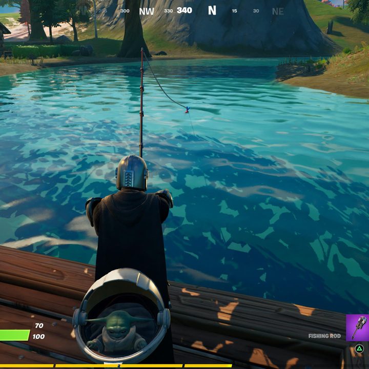 Fishing in Fortnite.