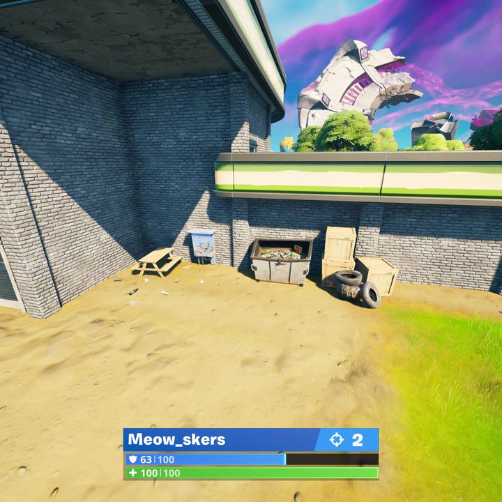 Dumpster in Fortnite.
