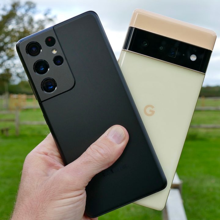 Galaxy S21 Ultra and Pixel 6 Pro.