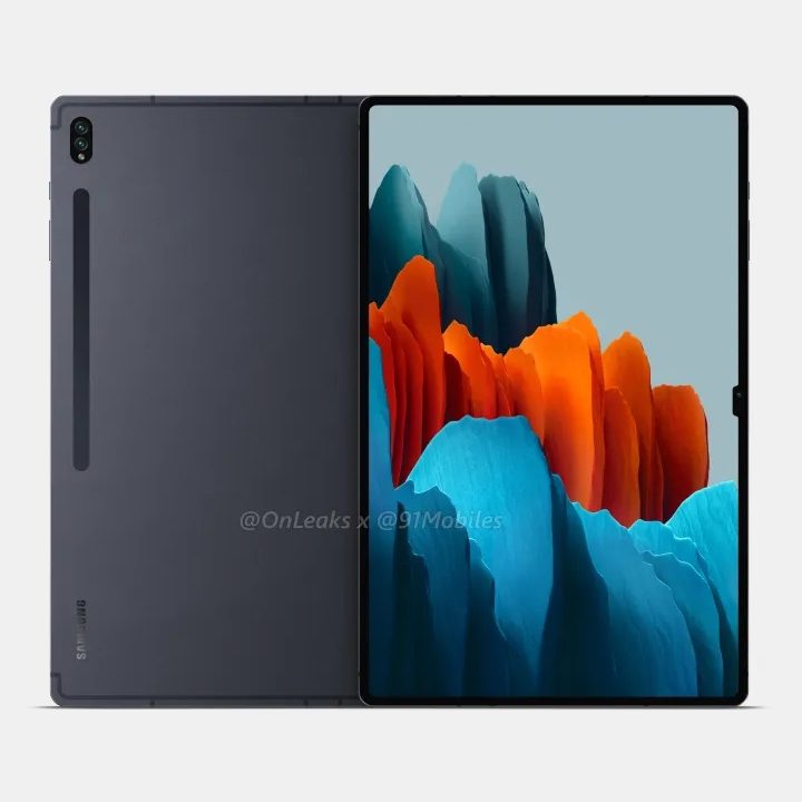 Samsung Galaxy Tab S8 Ultra render.