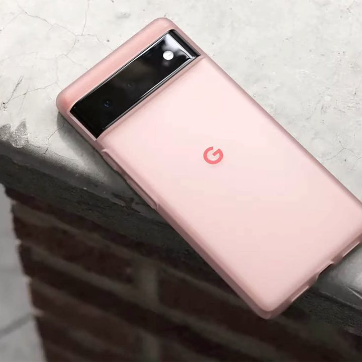 Google Pixel 6 in a case.