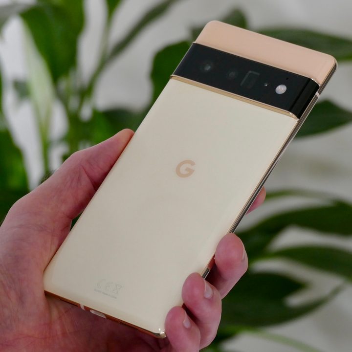 Back of the Google Pixel 6 Pro.