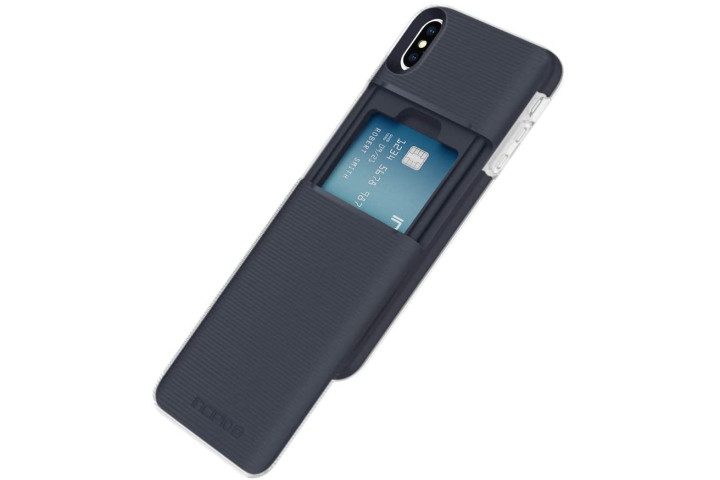Incipio Stowaway Case for iPhone XS Max in blue.