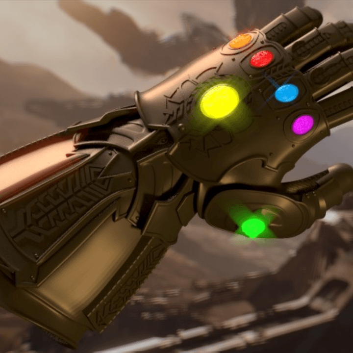 3d printable infinity gauntlet