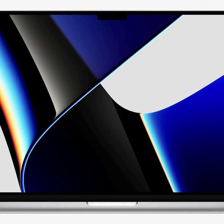 The 2021 MacBook Pro display.