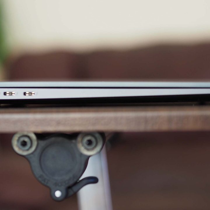 Along the Lenovo IdeaPad Slim 7i Pro's left-hand side you'll see two USB-C with Thunderbolt 4 ports (one of which is used for power).