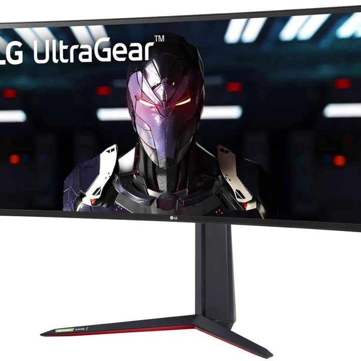 The LG Ultragear 34GN85B-B monitor.