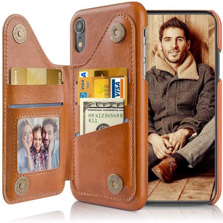 LOHASIC for iPhone XR Wallet Case.