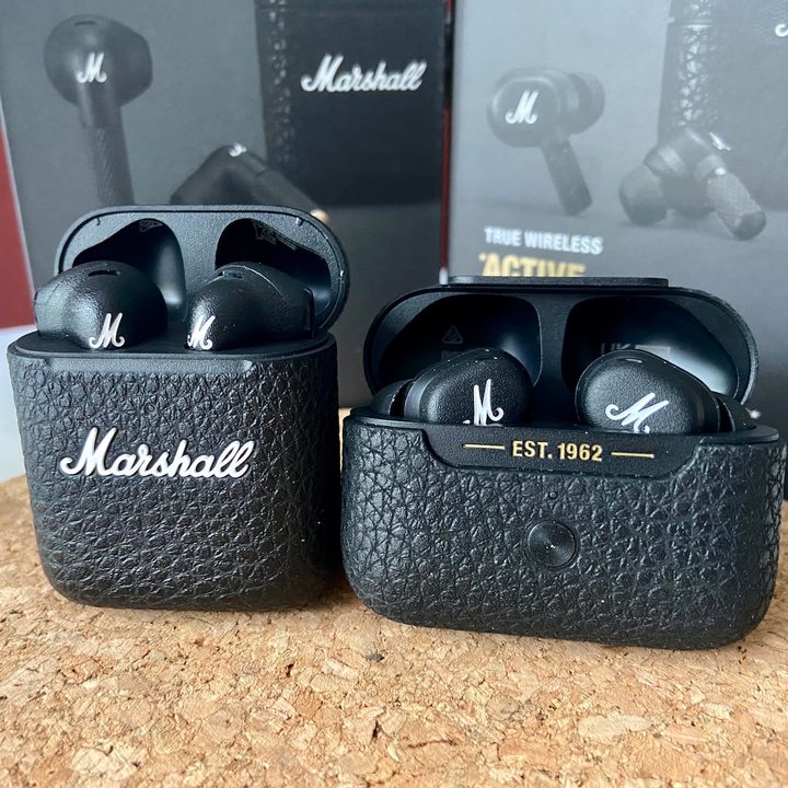 Marshall Minor III and Motif ANC true wireless earbuds.