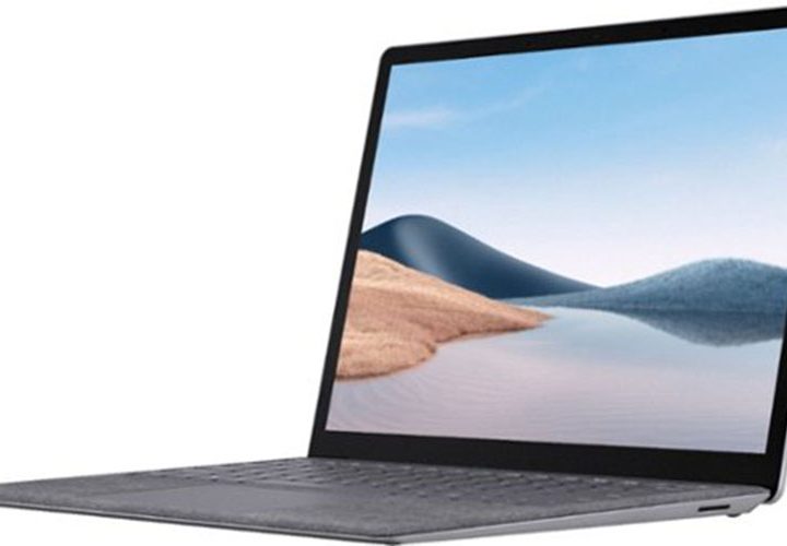 Microsoft Surface Laptop 4 on a white background.