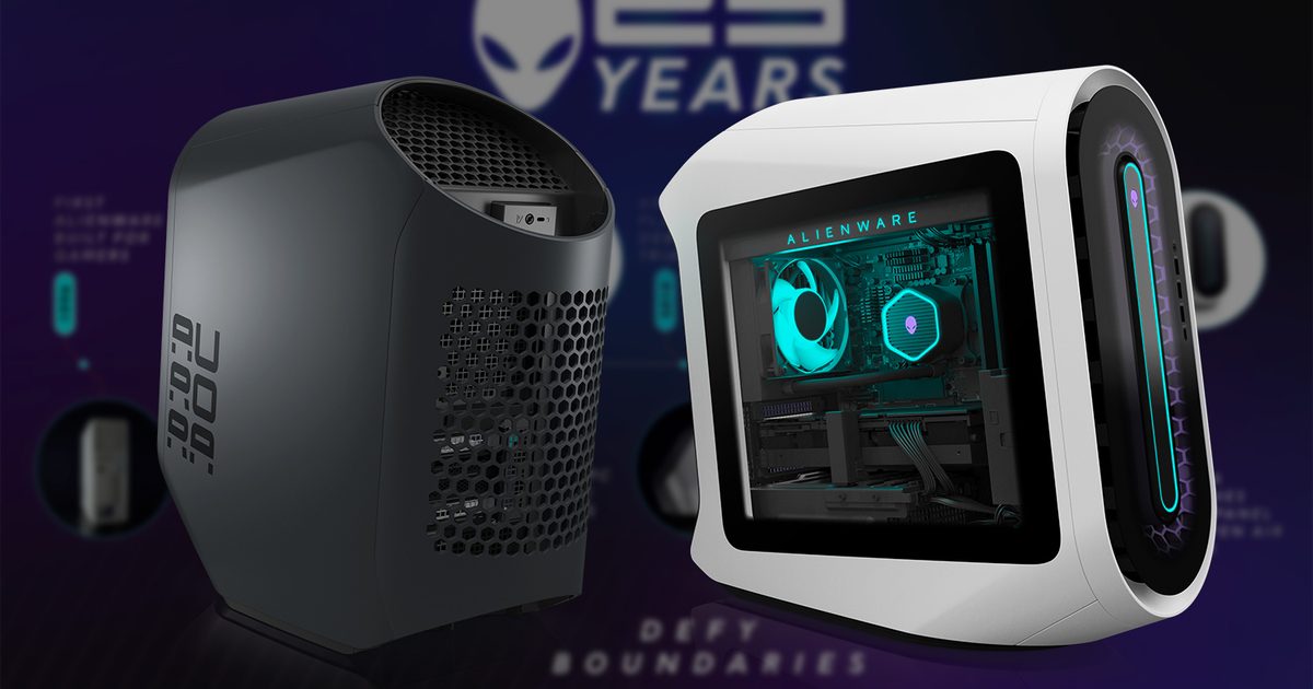 Alienware celebrates 25 years with new Aurora, finally adding clear ...
