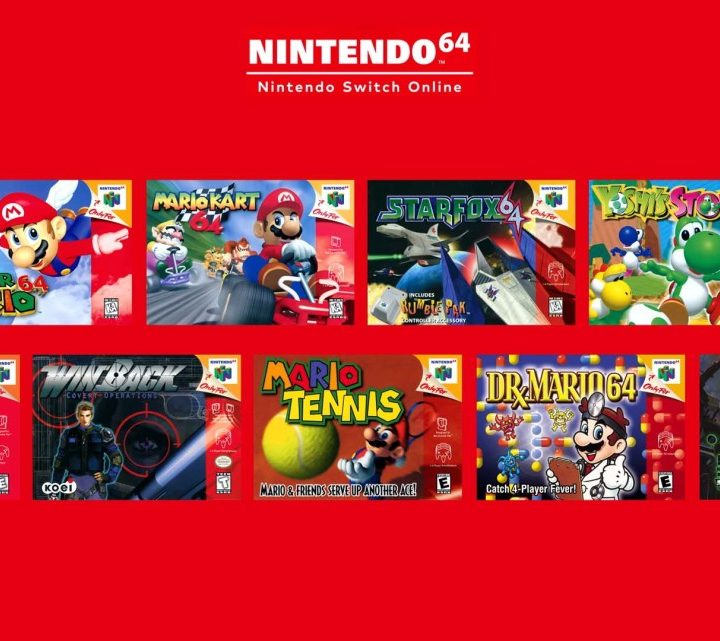 Nintendo games available on Nintendo Switch Online + Expansion Pack.