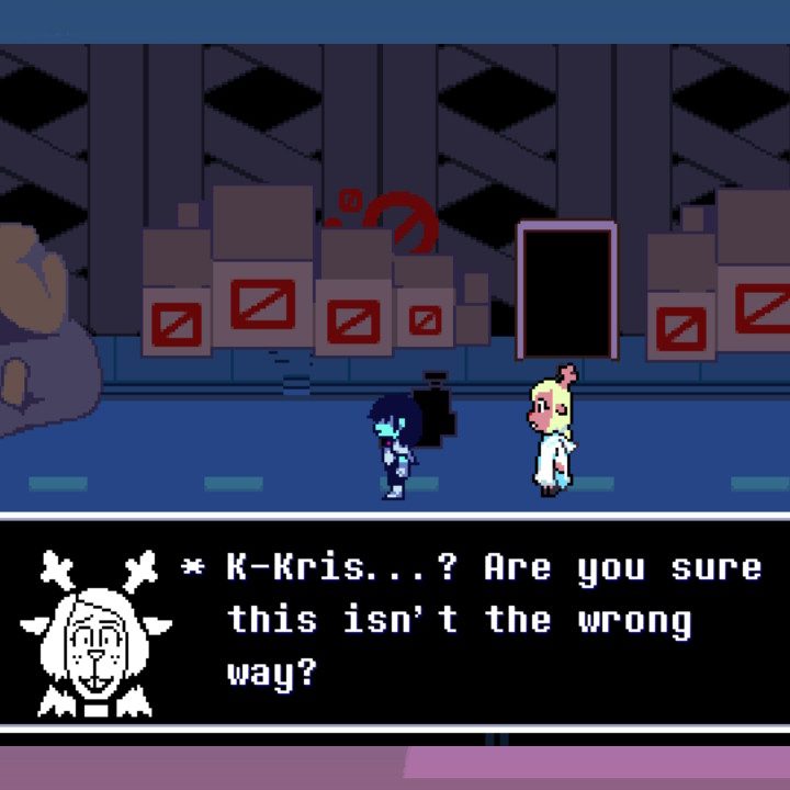 Noelle says wrong way in Deltarune Chapter 2.