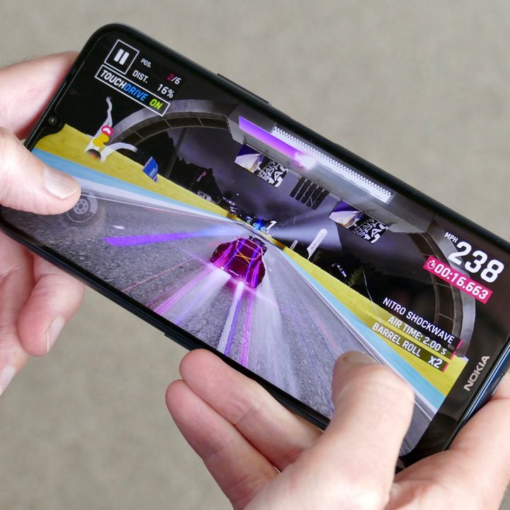 Gaming on the Nokia G50.