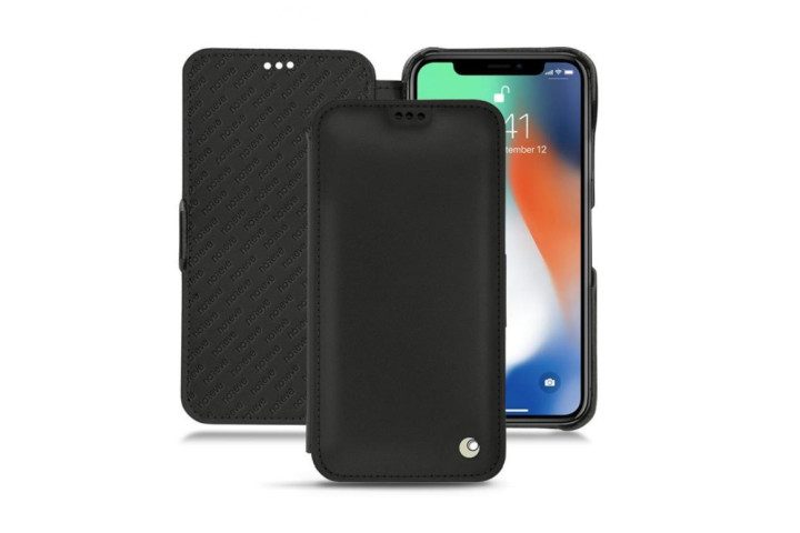 Noreve Leather Case for iPhone XS Max in black.