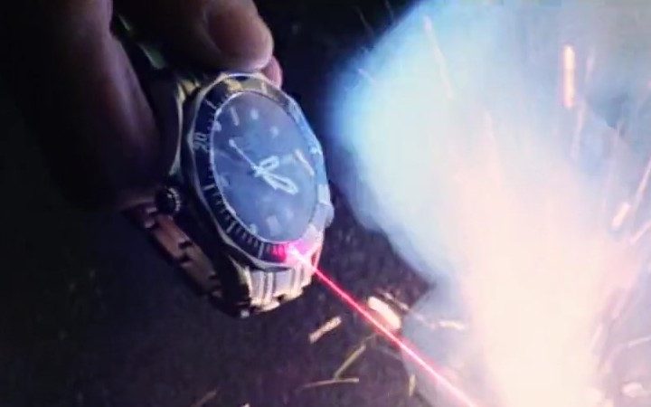 James Bond's Omega Seamaster laser watch from Goldeneye.