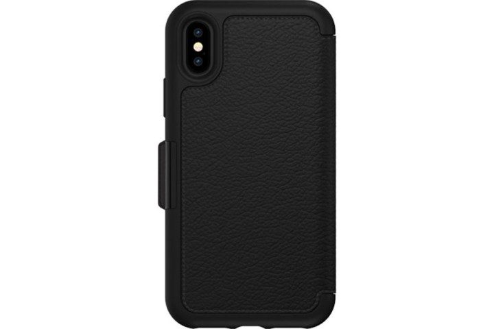 OtterBox Strada Series Case in black for iPhone X.