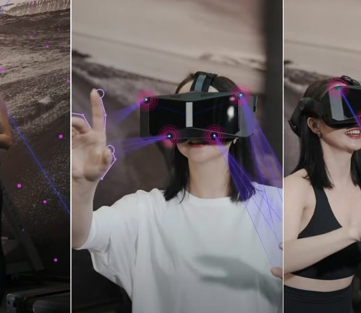 A demonstration of full-body tracking in Pimax Reality VR.