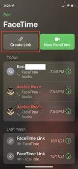 FaceTime integrated with Android.