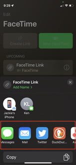FaceTime integrated with Android.