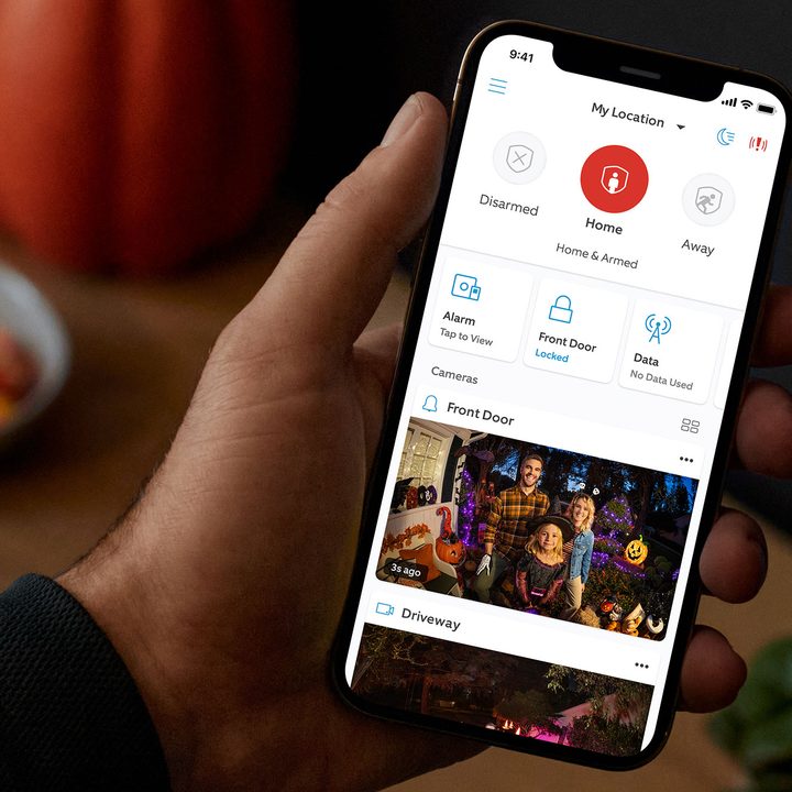 Ring app halloween settings.
