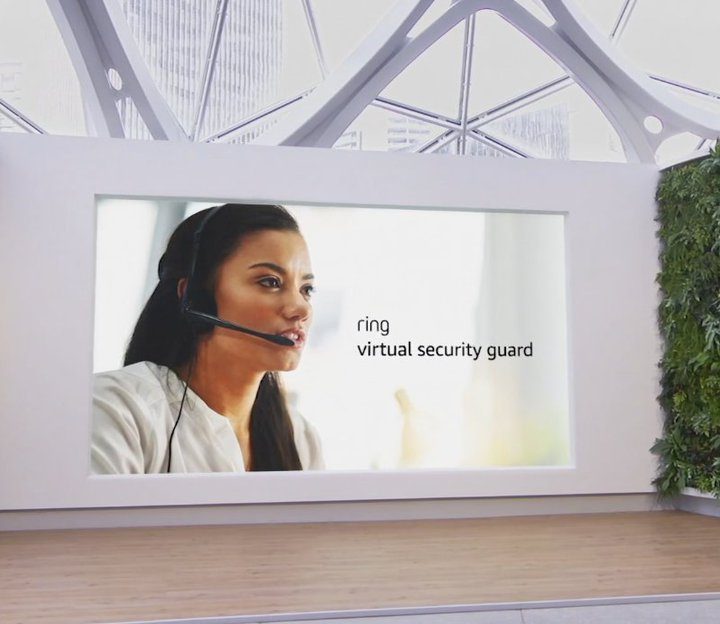 The Ring Virtual Security Guard presentation.