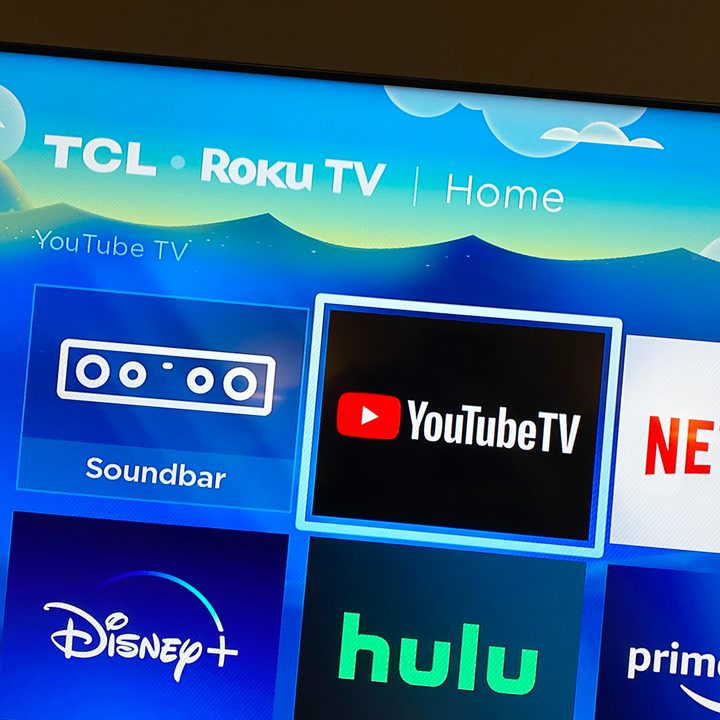 YouTube TV on Roku.