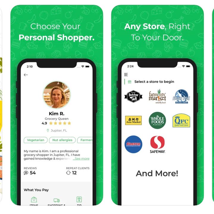 Dumpling grocery delivery app.