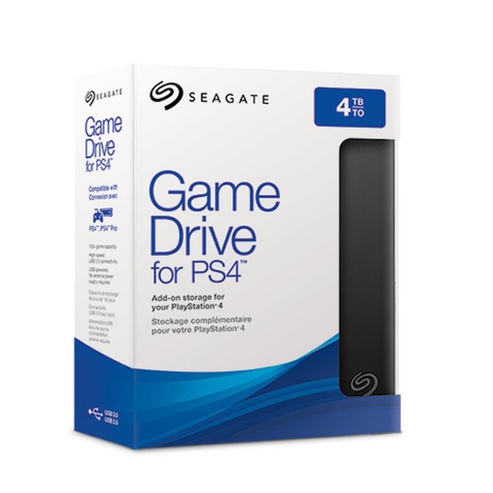 Seagate external hard drive for the PS4 (works with PS5).