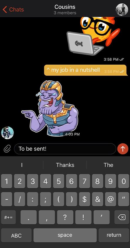 whatsapp vs telegram which is better to be sent crop